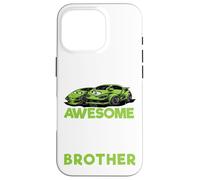 Big Brother Promoted Awesome Race Car Bro Baby Announcement Case for iPhone 16 Pro