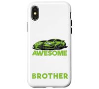 Big Brother Promoted Awesome Race Car Bro Baby Announcement Case for iPhone X/XS