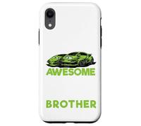Big Brother Promoted Awesome Race Car Bro Baby Announcement Case for iPhone XR