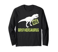 Big Brother Shirt with Dinosaur, Big Brothersaurus T-Shirt Long Sleeve T-Shirt