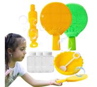 Big Bubble Blowing Toys - Abs Interactive Game, Bubble Bouncing Tool | Large Creative Set with Soft Mitt Gloves, Outdoor Fine Motor Activity for Amusement Park, Home Party Fun, and Group Play