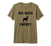 Big Buck Energy Deer Hunter Men's Deer Hunting Premium T-Shirt