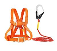 Big Buckle 5 m Multi-Purpose Fall Safety Belt - Adjustable Climbing Harness for Airwork and Full Body Height Protection