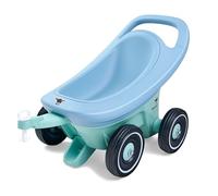 Big Buggy 3-in-1 Walker with Adjustable Brake Function, Trailer, Includes 4 Whisper Wheels, Blue/Turquoise Big Buggy, for Children from 1 Year