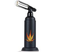 Big Butane Torch, Zoocura Refillable Industrial Butane Torch Adjustable Double Flames Blow Torch with Child Safety Lock Multipurpose for Soldering Baking Welding DIY Crafts ( Butane Gas Not Included )