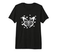 Big Butterfly with Many Small Butterflies Premium T-Shirt