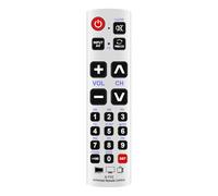 Big Button A-TV2 Replacement Remote Control fit for Lg, Philips, RCA ,Vizio, Sharp, Zenith, Panasonic TV LCD URC-1234ALB