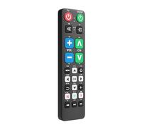 Big Button TV Remote Control for All TV, Universal TV Remote, Simplified and Easy to Use, for Samsung, LG, Roku, Apple (2xAAA Batteries not Included)