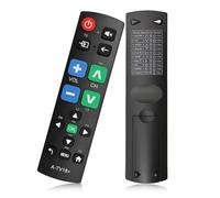 Big Button Universal TV Remote Control for All TV Universal TV Remote for Seniors & Elderly Simple Easy to Use Compatible with Samsung LG Sony Hisense TCL TVs (2 AAA Batteries Not Inc)