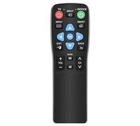 Big Button Universal TV Remote for Seniors, Dementia - Works Both TV Only or TV & Cable (STB) - for Spectrum, Xfinity, Samsung, Vizio, LG with Slide-Cover