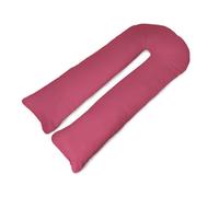 Big C U Shaped Maternity Pregnancy Full Body Support Pillow With Wine Cover