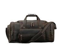 Big Capacity Male Travel Duffel Cowhide Weekend Bag Carry on Extra Large Luggage Bag Men's Leather Travel Bag