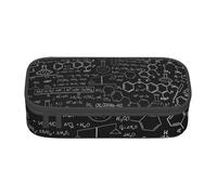 Big Capacity Pen Case Abstract Science Chemistry Illustration 3d Large Capacity Pencil Bag For Students Stationery Pouch Pencil Box With Smooth Zipper Portable Pencil Pouch For School Office Supplies