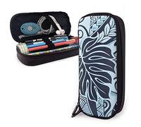Big Capacity Pen Case Bag Polynesian Tattoo Stationery Pouch Bag Practical Supplies Box for Stationery Organizer, Adults, Girls, 20X9X4Cm