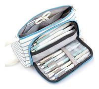 Big Capacity Pencil Case Bag, Pouch Pen Holder for Middle High School Office College Girl Adult Large Storage Stationery Bag, School Office Stuff,F