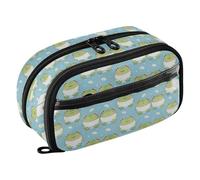 Big Capacity Pencil Case Cute Fat Cartoon Frog Pouch Pen Box Bag Large Storage Organizer for School Supplies Teen Girls Boys Women Man