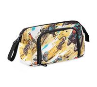 Big Capacity Pencil Case, Motorbike Pen Bag Pouch Holder Stationery Bag School College Office Organizer for Teen Adults Student