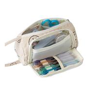 Big Capacity Pencil Case Pouch Large Pen Case Stationery Bag School College Office Organizer for Teens Girls Adults Student Kids (D-Beige)