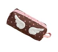 Big Capacity Plush Pencil Case with Handle Spacious Compartment Portable Pen Pouches Pencil Bag for Student Teen Women Large Capacity Pen Organiser