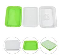 Big Capacity Sprouter Tray with SoilFree Germination Box, 2 Layer System for Growing Microgreens and Grass Including Soybeans Buckwheat Wheatgrass