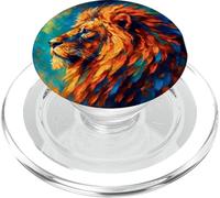 Big Cat Post-Impressionism PopSockets PopGrip for MagSafe