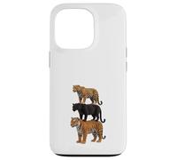 Big Cat Trio Tiger Panther Jaguar Wildlife Lover Case for iPhone 13 Pro