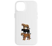 Big Cat Trio Tiger Panther Jaguar Wildlife Lover Case for iPhone 14 Plus