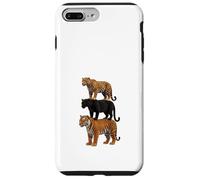 Big Cat Trio Tiger Panther Jaguar Wildlife Lover Case for iPhone 7 Plus/8 Plus