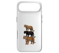 Big Cat Trio Tiger Panther Jaguar Wildlife Lover Case for iPhone Air