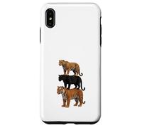 Big Cat Trio Tiger Panther Jaguar Wildlife Lover Case for iPhone XS Max