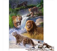 Big Cats Collection Jigsaw 1000 Piece Jigsaw Puzzle for Adults for Adults Kids Age 14+ Secret Santa Gifts 1000pcs(26x38cm)