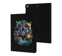 Big Cats Tiger Leopard Lion Stylish Tablet Case Compatible with ipad 2017/2018/Air1/Air2 (9.7in) TPU Anti-Scratch Covers