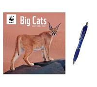 Big Cats WWF Wall Calendar 2027 + EXCLUSIVE LIMITED EDITION PEN
