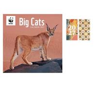 Big Cats WWF Wall Calendar 2027 + FSC ECO-FRIENDLY DIARY