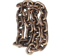 Big Chain Leash for Small Dog Funny, Iron Paw Lightweight Giant Plastic Chain Leash, Imitates Iron Chains, Lightweight to Use for Use by Small Dogs, Cats & Puppies, 4.9/6.5/9.8ft (Bronze,L-5ft)