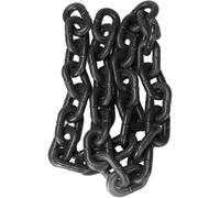 Big Chain Leash for Small Dog Funny, Iron Paw Lightweight Giant Plastic Chain Leash, Imitates Iron Chains, Lightweight to Use for Use by Small Dogs, Cats & Puppies, 4.9/6.5/9.8ft (Black,L-10ft)