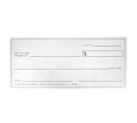 Big Checks, Oversized Fake Check Award with Tape for Presentations
