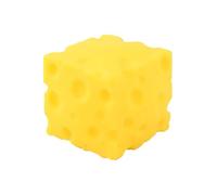 Big Cheese , Cheese Toy, Cheeses Cube Stress Relief Fidget, Soft Novelty Rebounding Toy, For Kids Adults