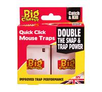 Big Cheese Quick Click Mouse Trap 2pk