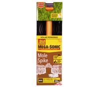The Big Cheese Hi-Vis Mega-Sonic® Solar Mole Spike - Natural Mole Deterrer