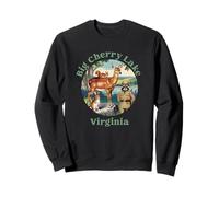 Big Cherry Lake Virginia Forest Animals Vacation Souvenir Sweatshirt