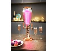 Big Chill Wine & Prosecco Tower with LED Light 3L - Drinks Tower with Removeable Ice Tube, with LED Lights - Dimensions: W22.5 X H57cm (Approx)
