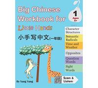 Big Chinese Workbook for Little Hands Level 1 Ages 6+: Volume 2