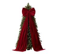 Big Christmas Tree Bow 20 x 71 Inch Giant Indoor Outdoor Room Decor