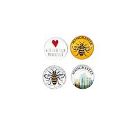 Big City Manchester Magnet Manchester Bee Crystal Fridge Mini 4