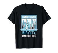 Big City Small Bulldog Urban Canine Lover T-Shirt