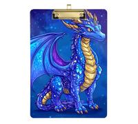 Big clipboards Cartoon Dragon Royal Blue for Homework Pediatric