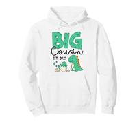 Big Cousin Est 2027 Dinosaur Baby Announcement New Cousin Pullover Hoodie