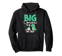 Big Cousin to Be 2027 Dinosaur Baby Announcement Big Cousin Pullover Hoodie