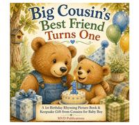 Big Cousin's Best Friend Turns One: A 1st Birthday Rhyming Picture Book & Keepsake Gift from Cousins for Baby Boy (1st First Birthday Keepsake Books)